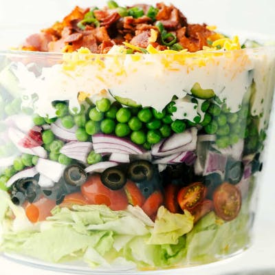 Simple 7 Layer Salad
