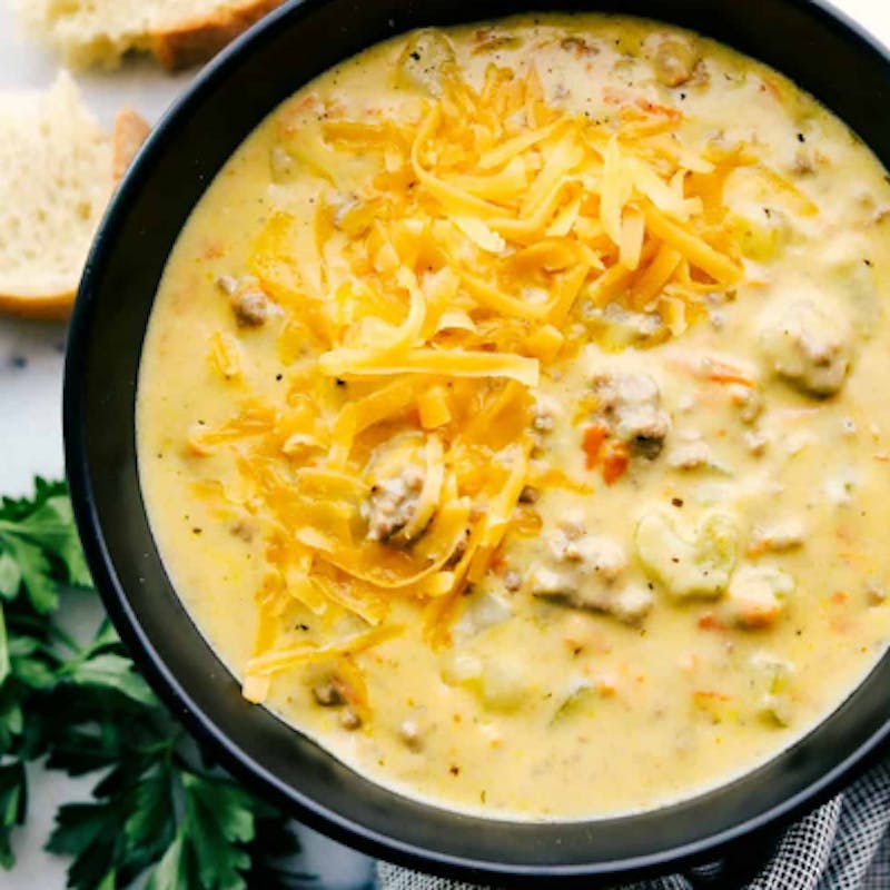 Award Winning Cheeseburger Soup