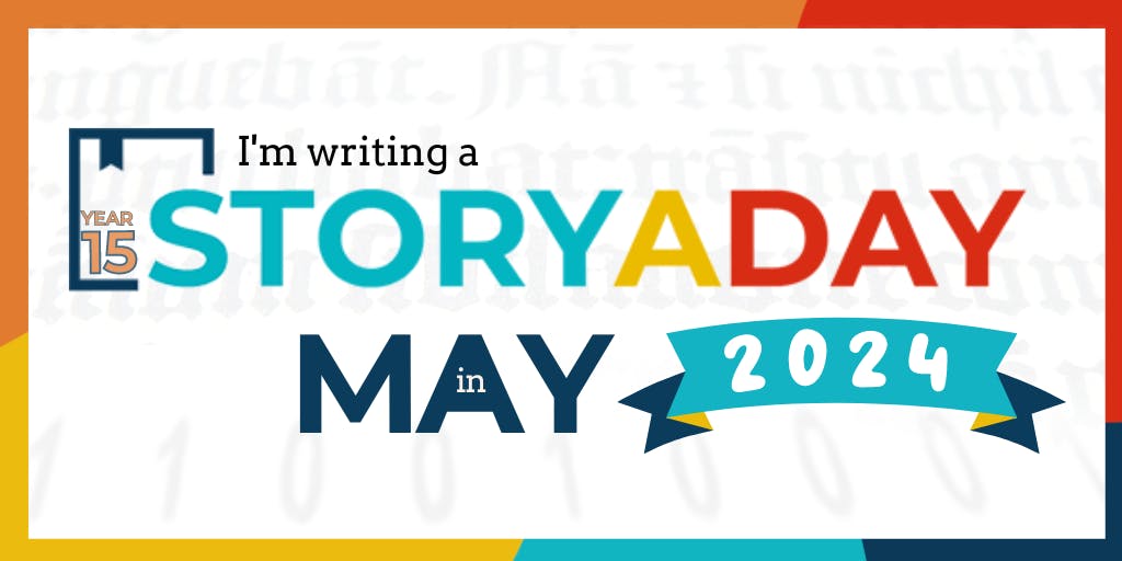 StoryADay 2024 - 15ht Anniversary logo