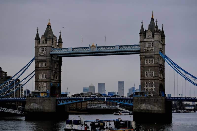 A large bridge spanning over a body of water