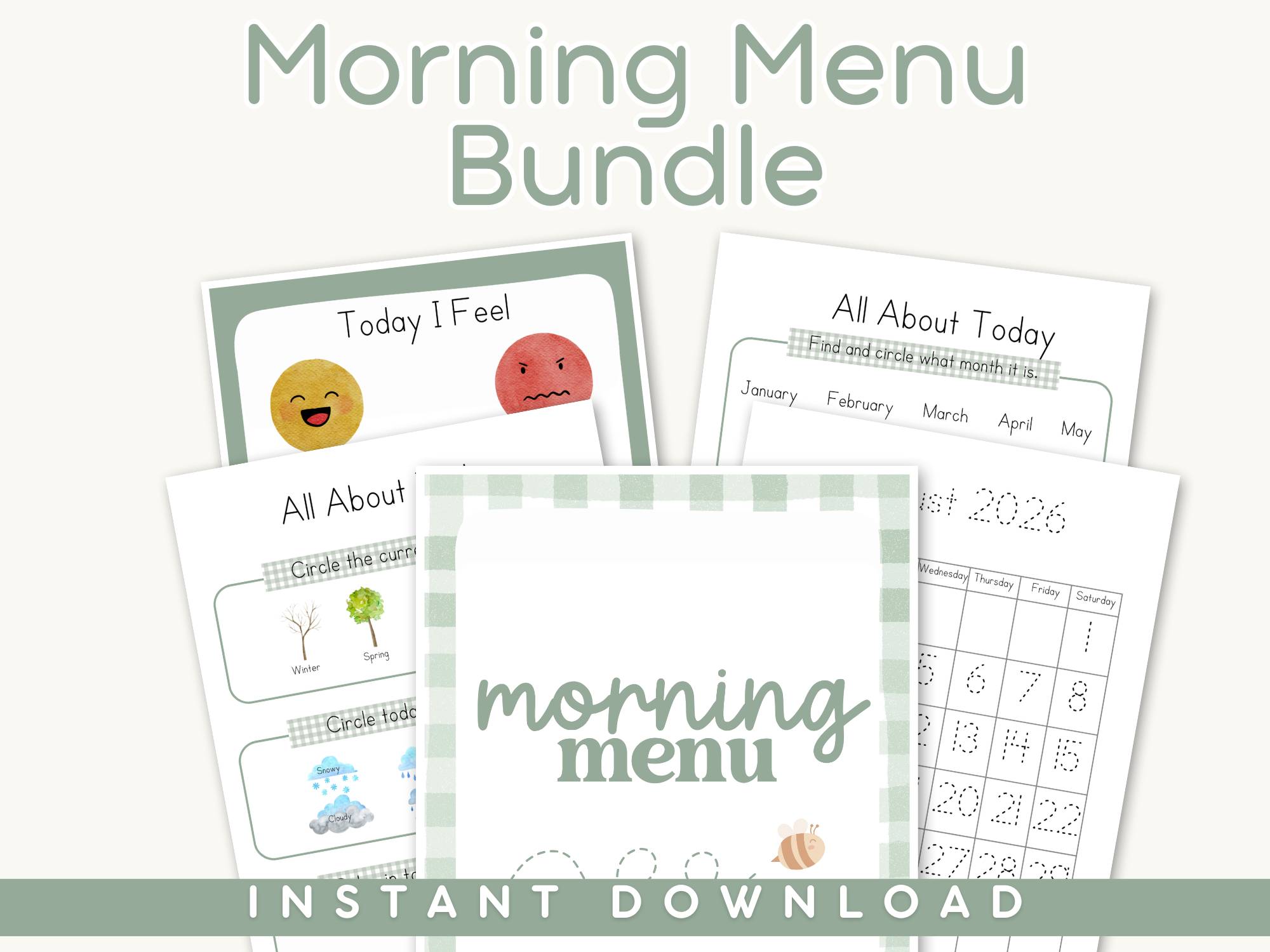 Morning Menu Bundle by Gathered Haven