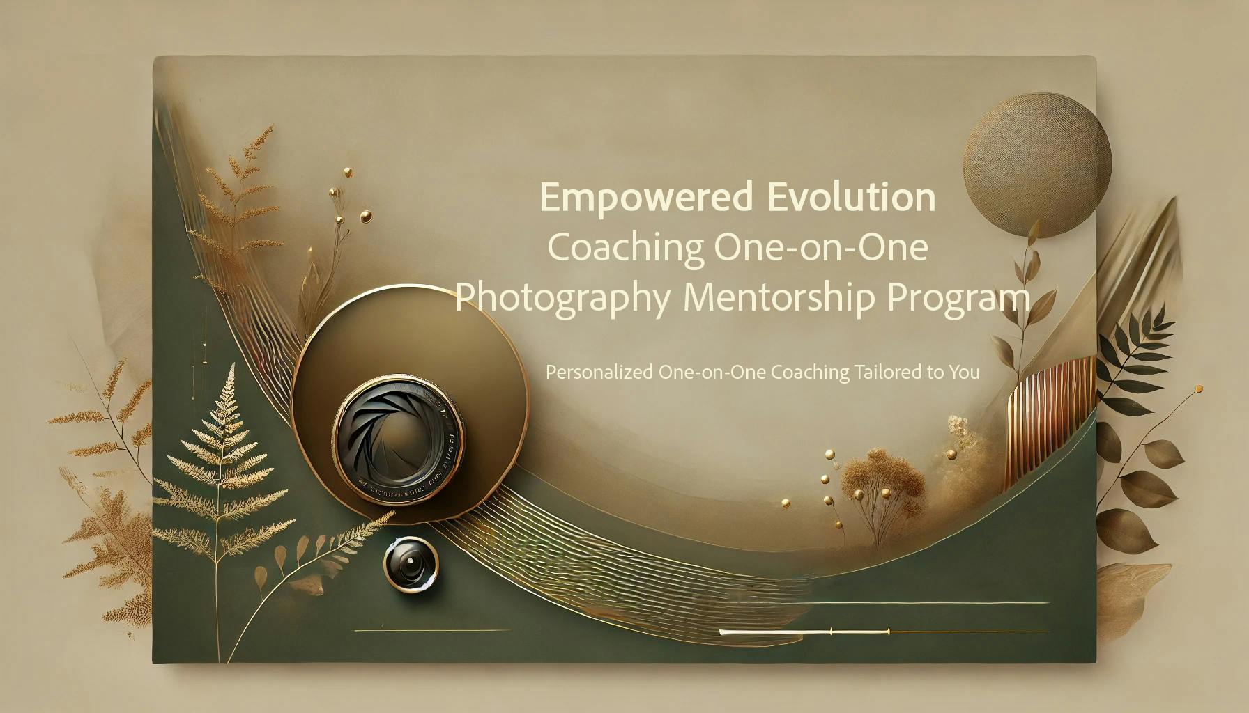 Photography mentorship program with Shannon - personalized one-on-one coaching to grow your photography business and skills.