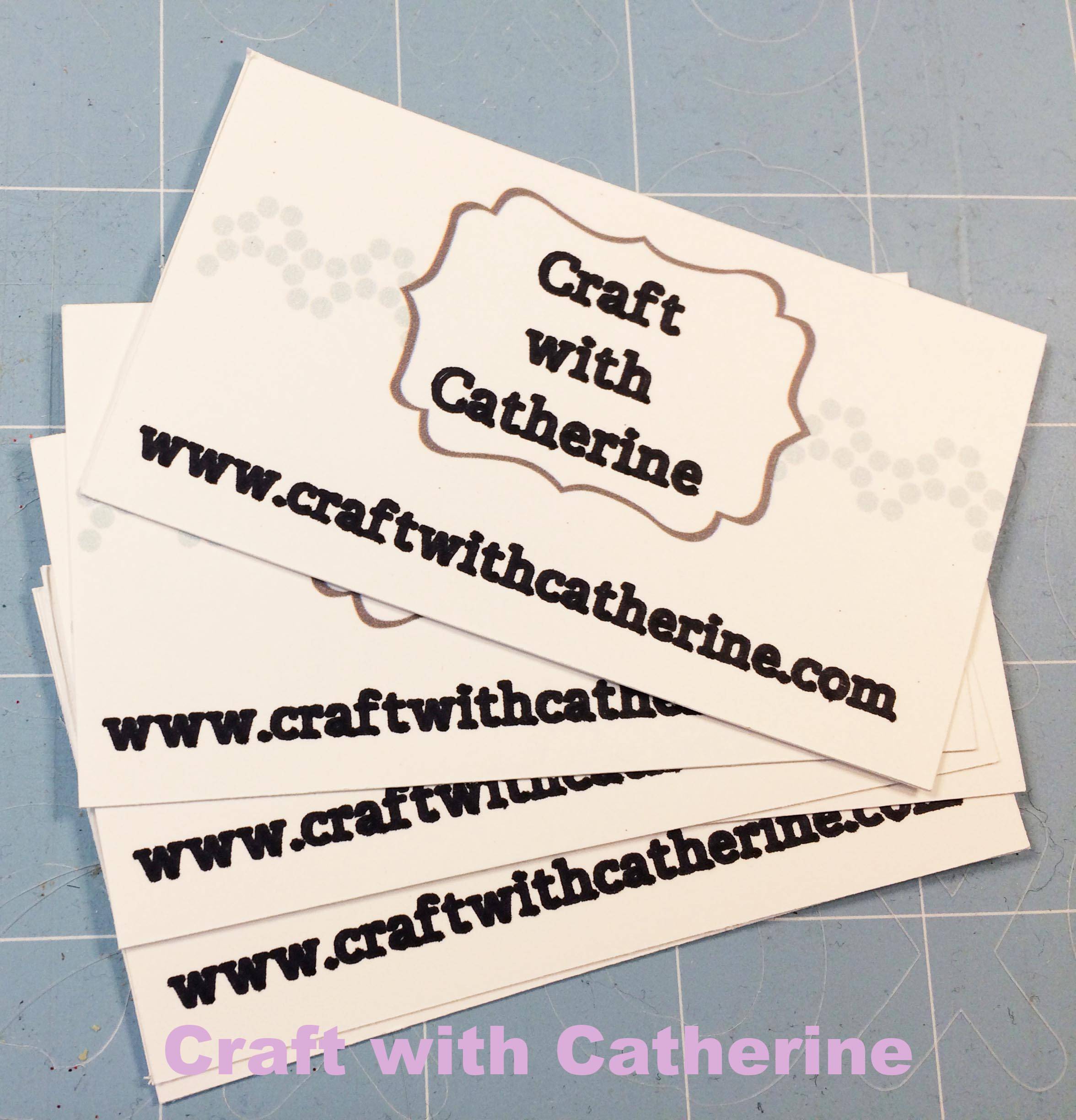 Download Draw And Cut Business Cards Craft With Catherine