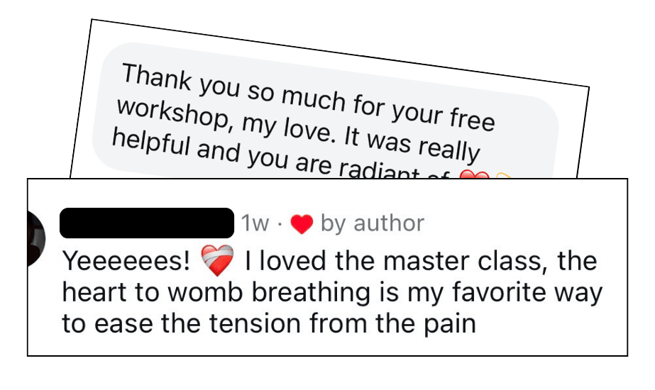 masterclass testimonials