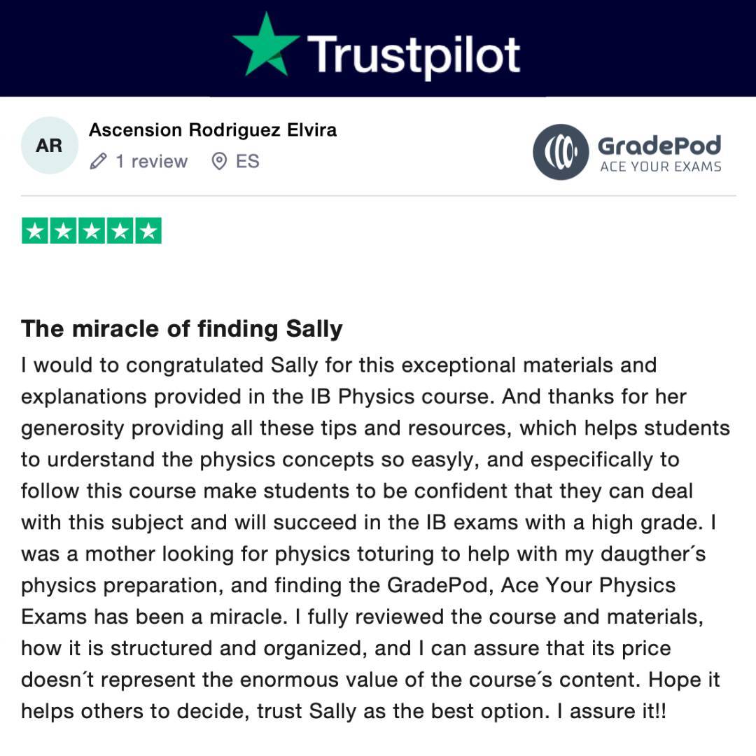 5 Star TrustPilot review for GradePod