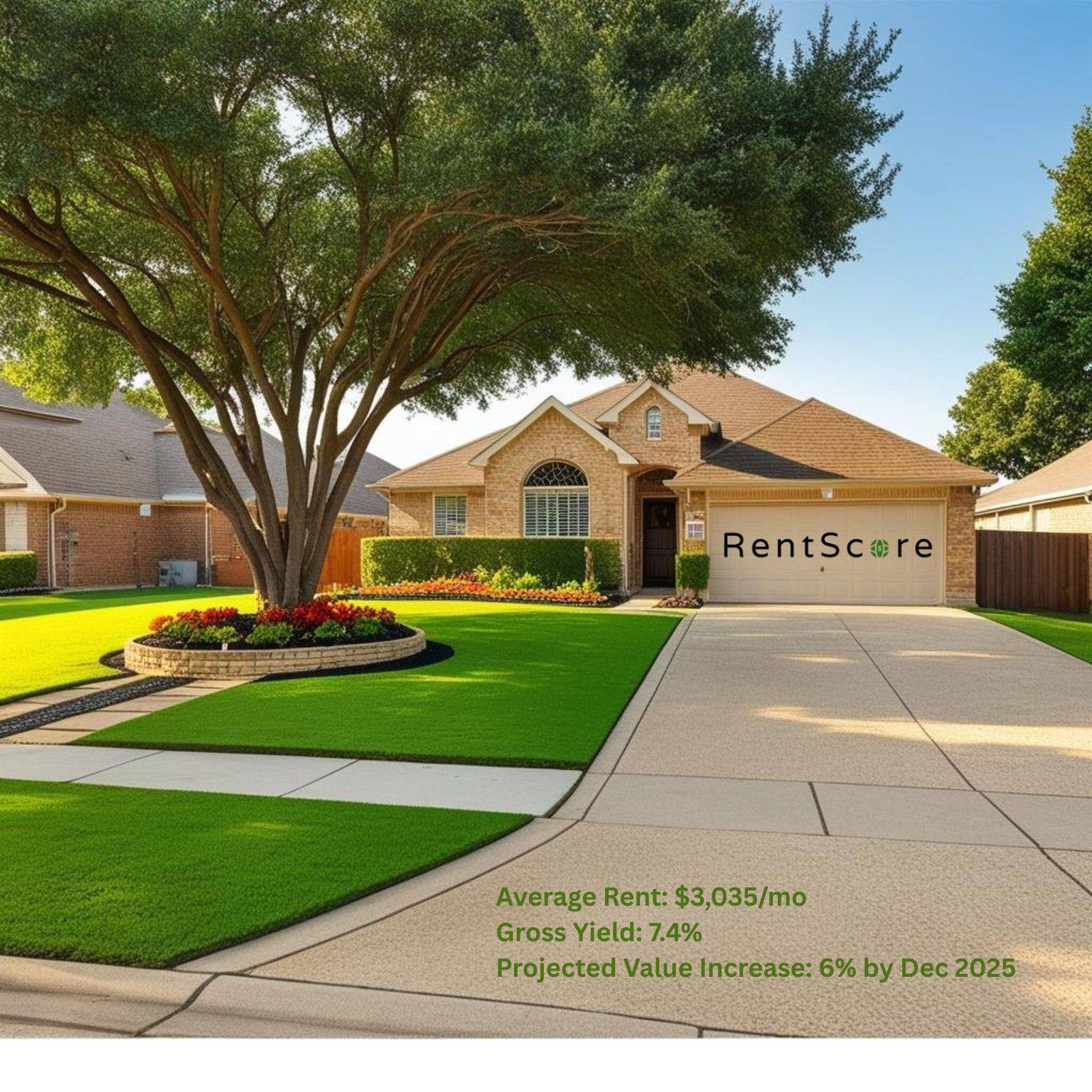 Undervalued property illustration in Arlington, TX