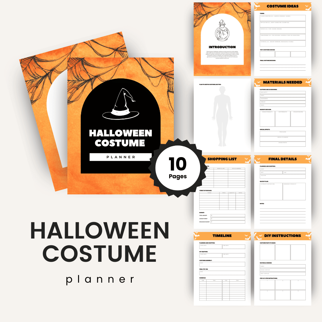HobbyScool Halloween Costume Planner 