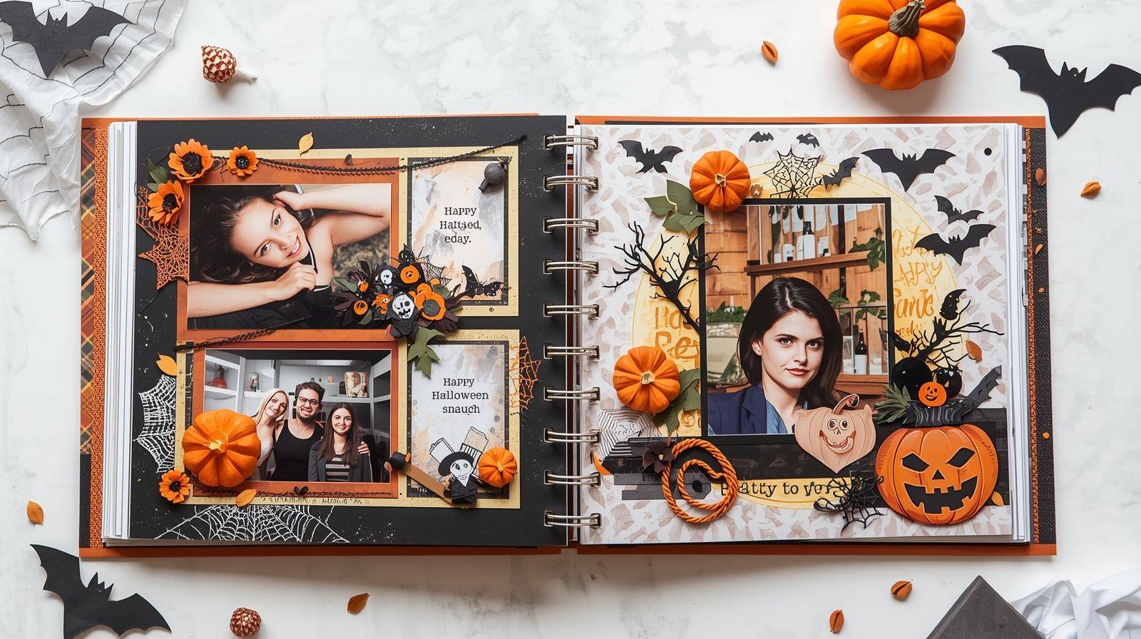 halloween scrapbook