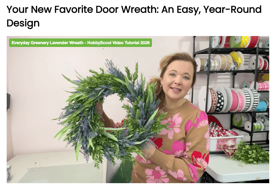 Ashley Greenwood, wreath designer