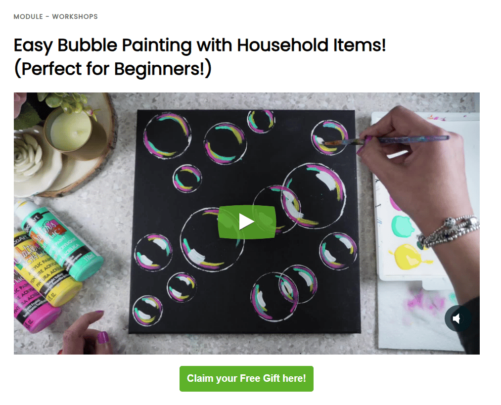 Easy Bubble Painting With Household Items