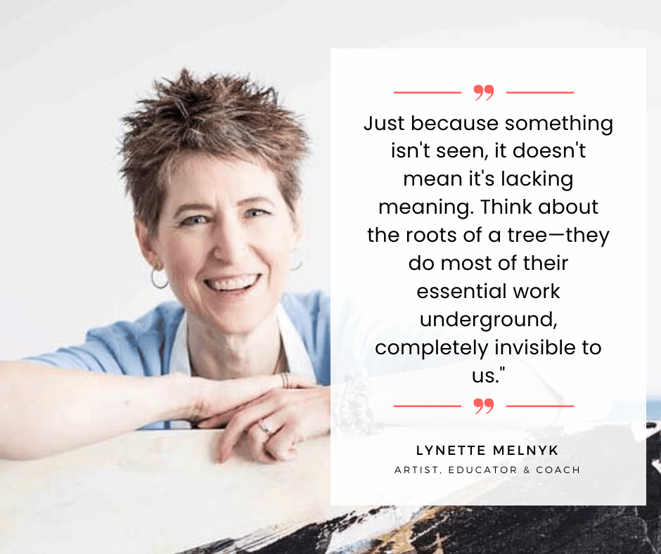 The lie that’s keeping you from making art quote