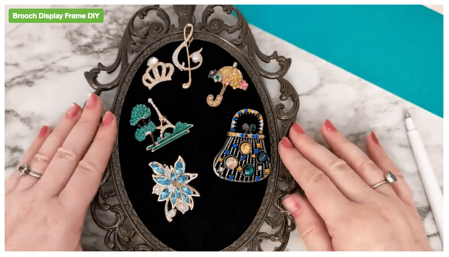 Brooch Display Frame DIY — May Workshop