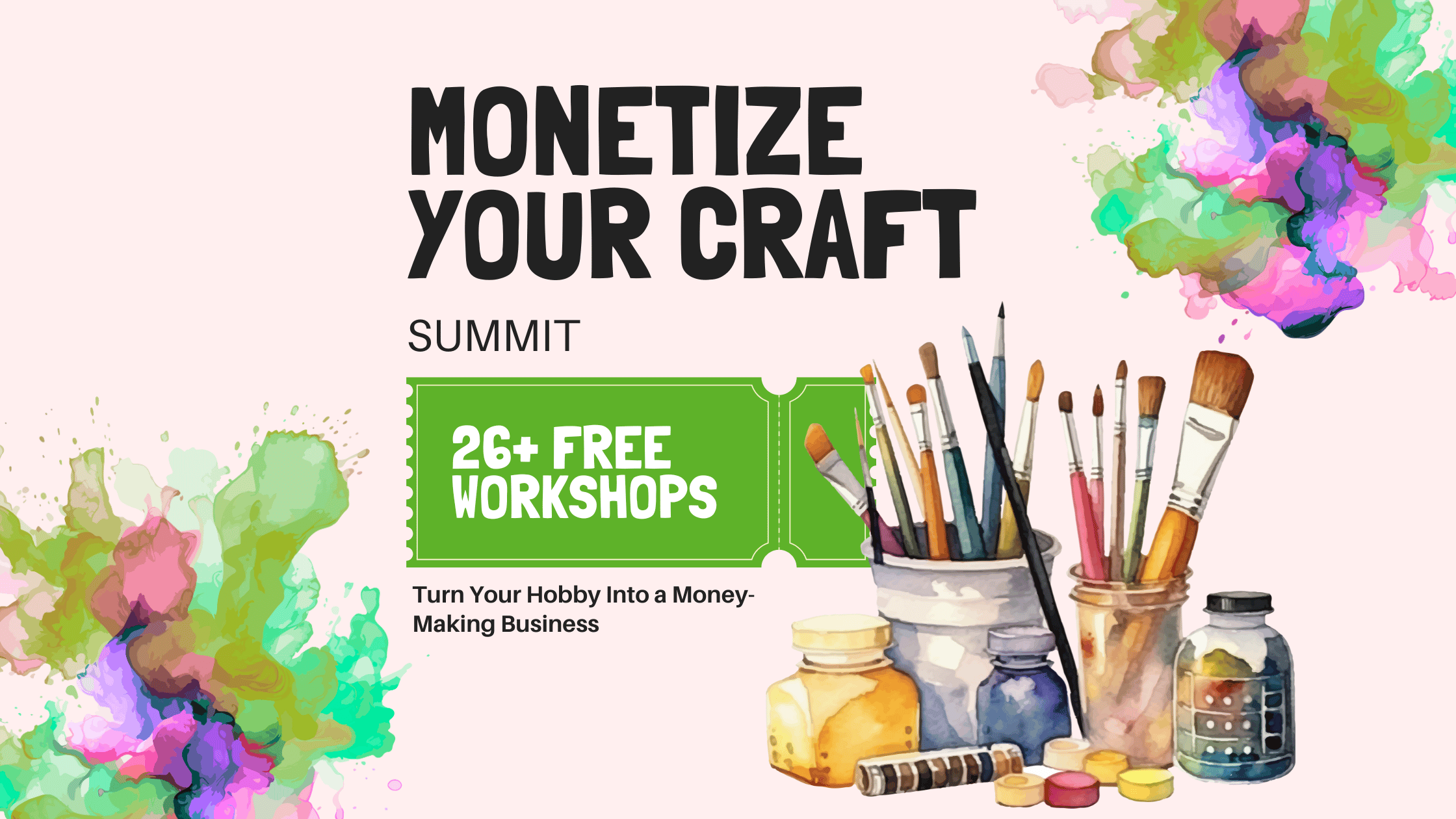 Monetize Your Craft Summit Free Event