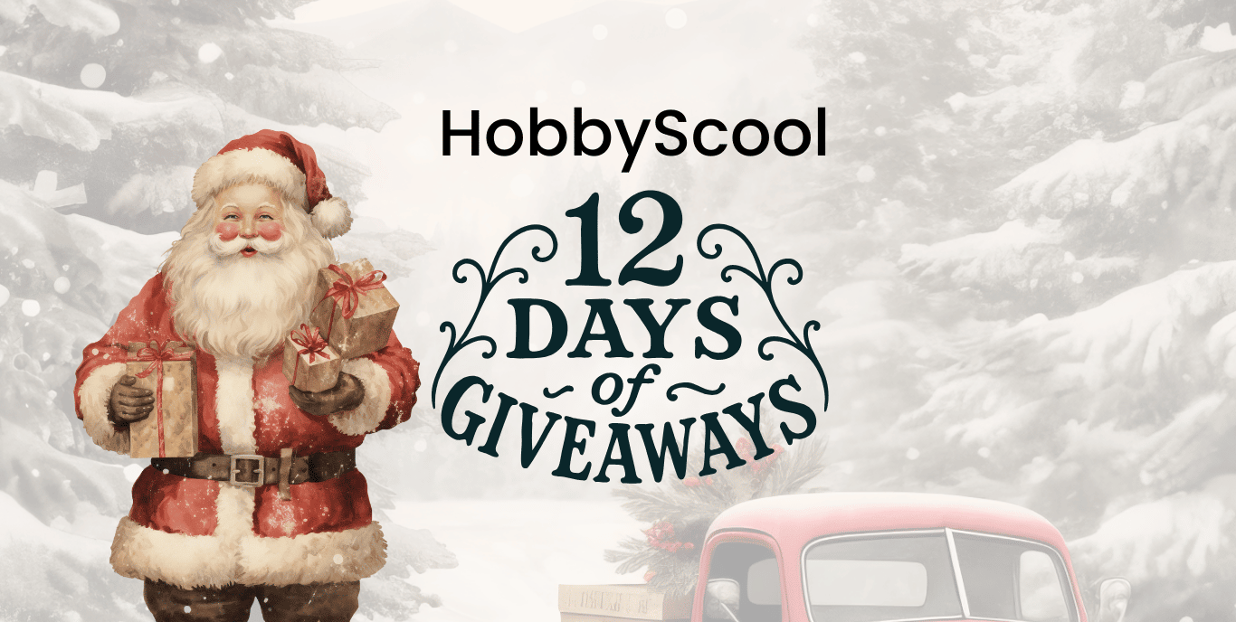 12 days of giveaways Day 1 Santa with gifts