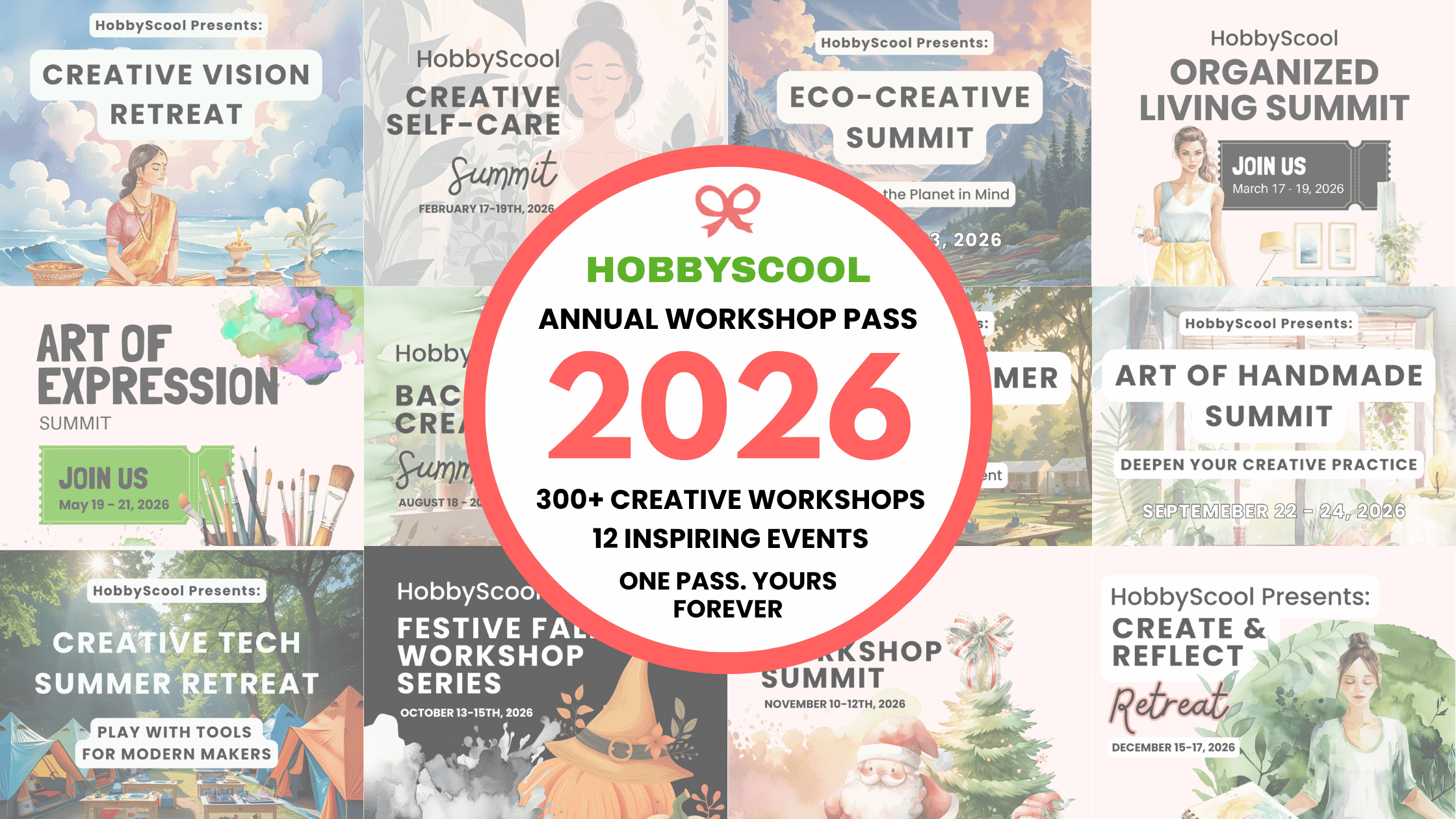 HobbyScool 2026 Annual Workshop Pass