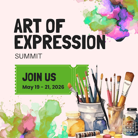 Art of Expression Summit May 19-21, 26 with paintbrushes