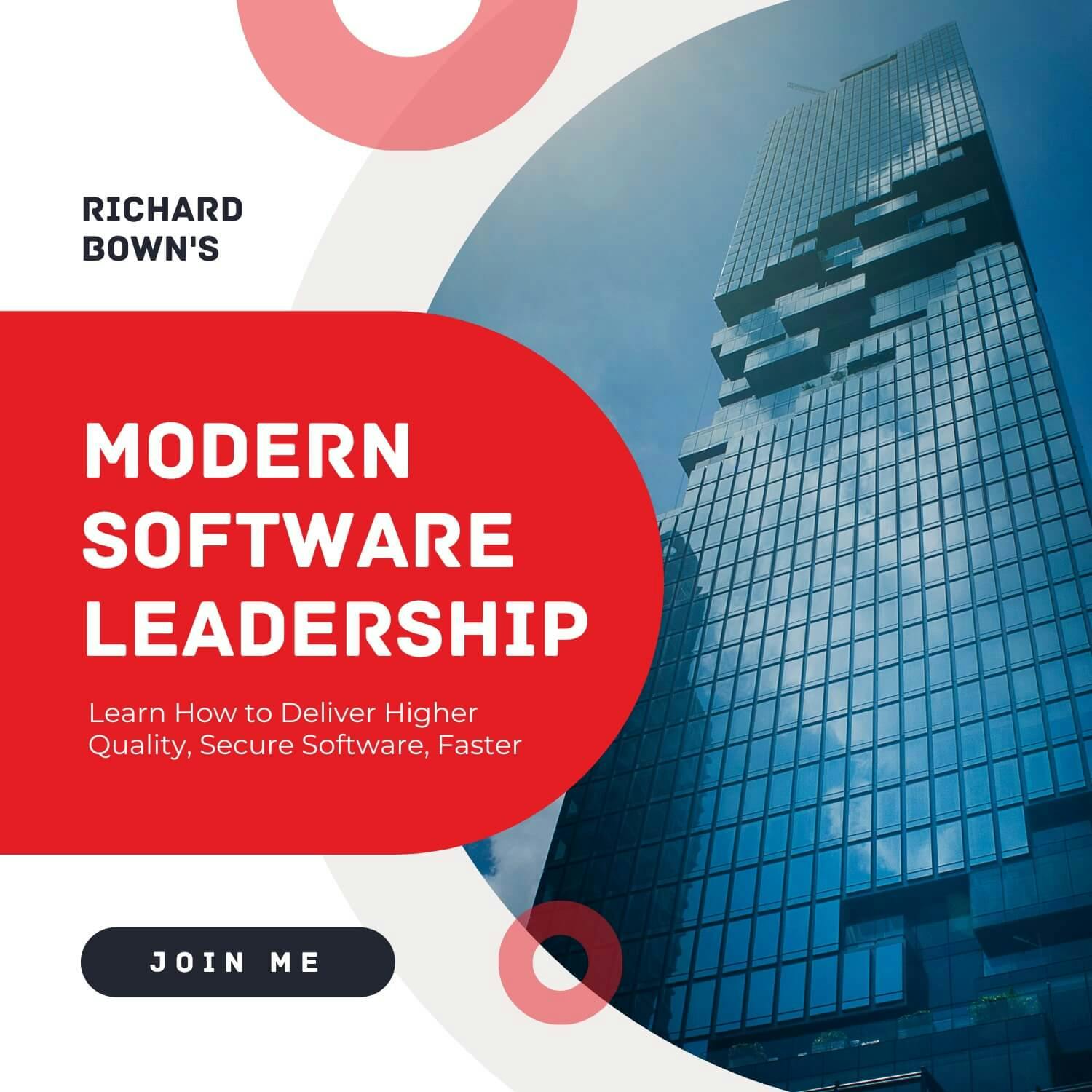 Friday 7th July - Modern Software Leadership