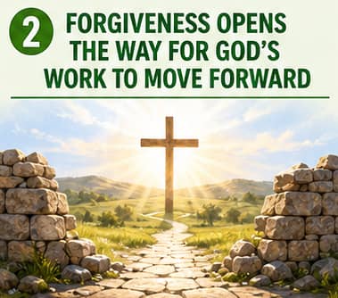 Forgiveness Encourages Spiritual Growth