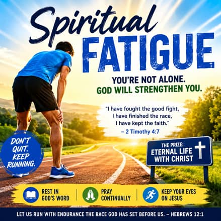 Overcoming Spiritual Fatigue and Reaching Our Goals of Eternal Life.