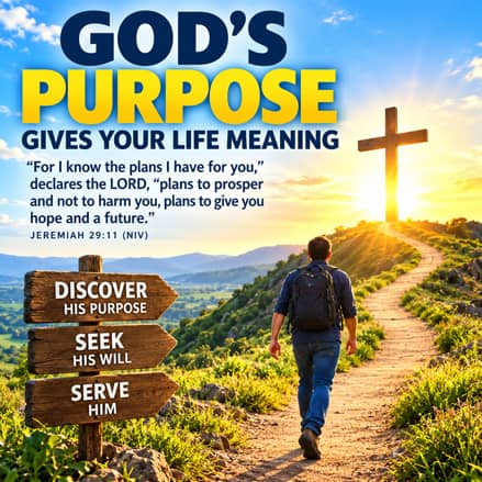 Discover God's Purpose and His Purpose for you.