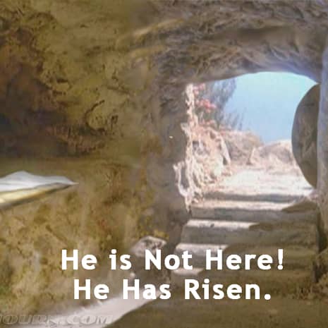 Christ has risen. One Day Believers will rise to be with Christ.