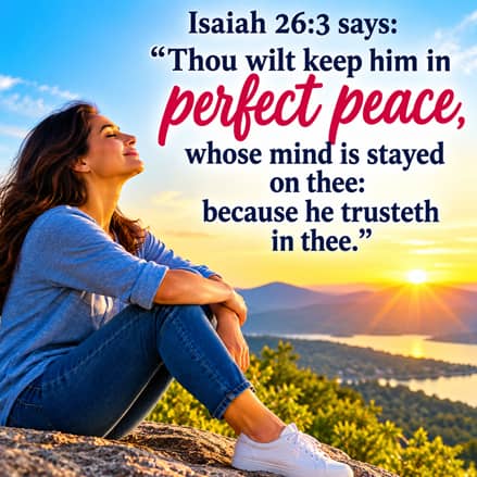 Perfect Peace in the Presence of God.