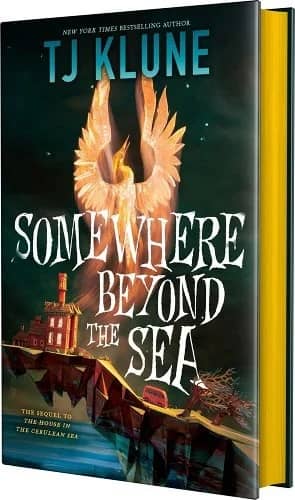 The book jacket for TJ Kluen's Somewhere Beyond the Sea.