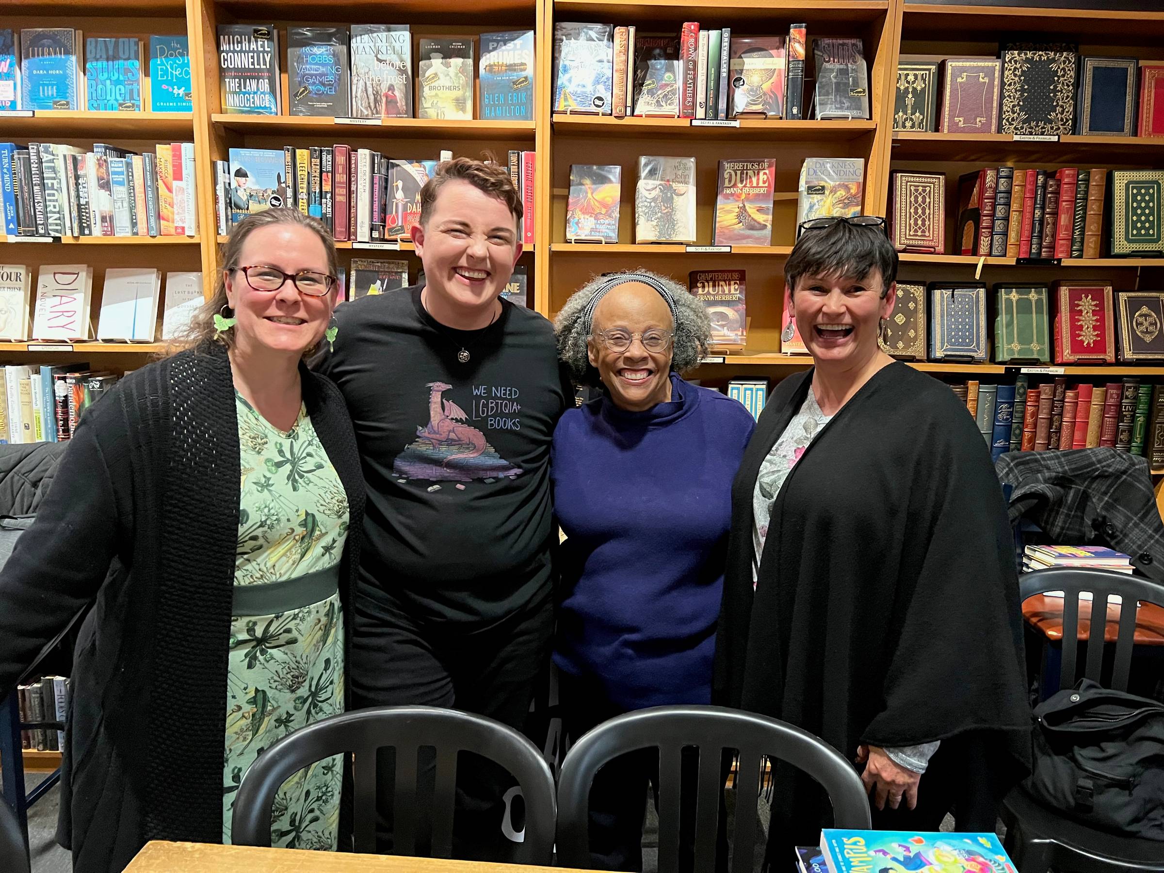 Authors Gabrielle K. Byrne, Ash Van Otterloo, Jewel Parker Rhodes, and Jessica Vitalis