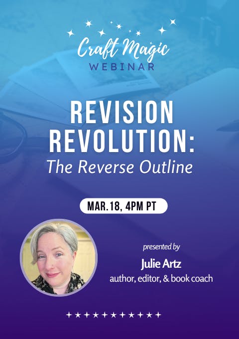 Revision Revolution: The Reverse Outline is March 18 at 4pm Pacific