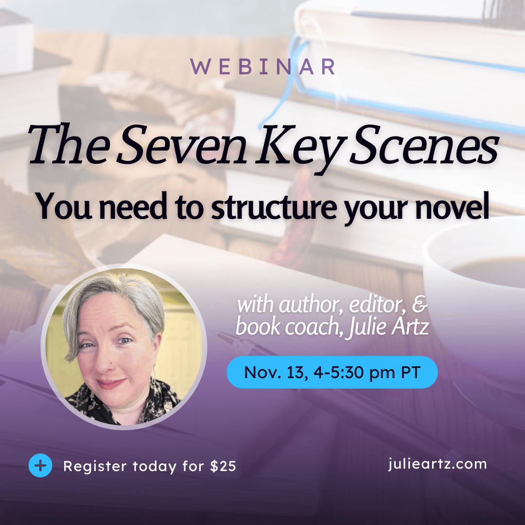 Promotion for my Seven Key Scenes webinar