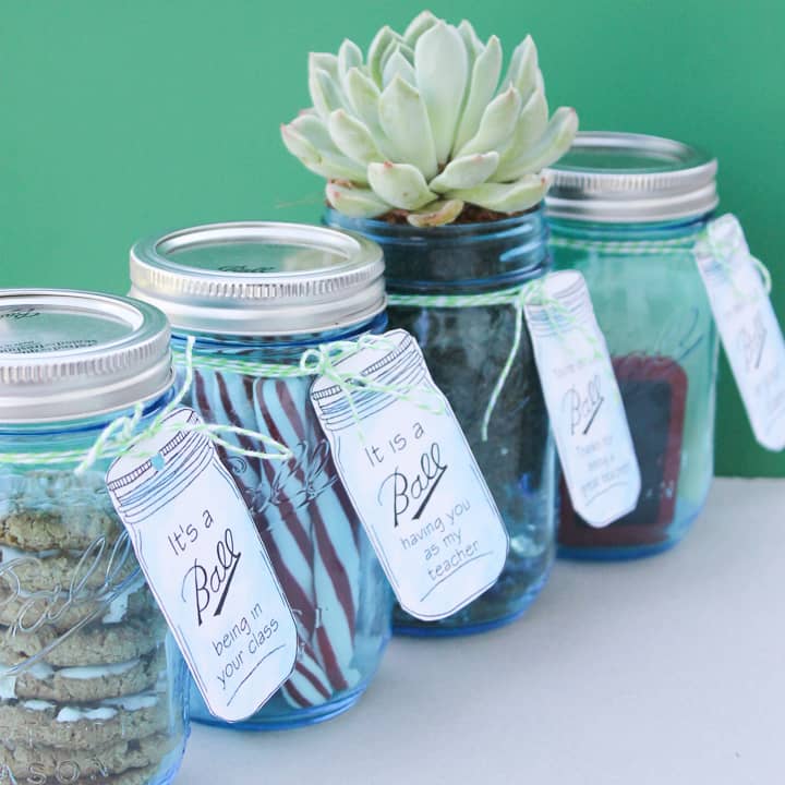 Teacher Appreciation Gift Ideas In A Mason Jar - Angie Holden The Country  Chic Cottage