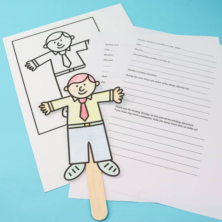 Printable Flat Stanley Coloring Page / Hcsflatstanley Frontpage 2016