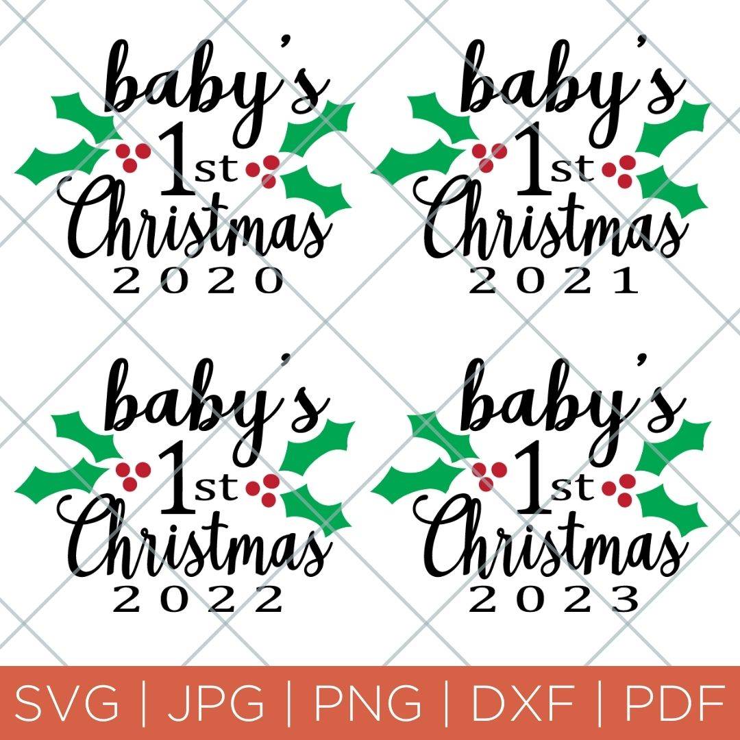 Download Free Svg Baby First Christmas / Christmas Crafts To Make ...