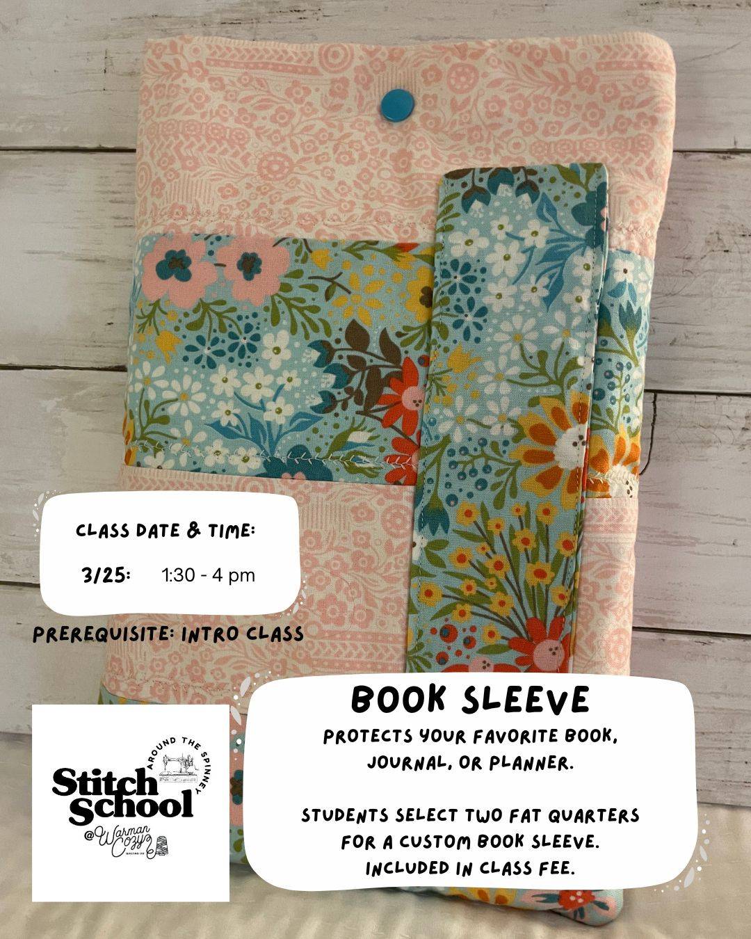 Spring Break & Embroidery Classes for March