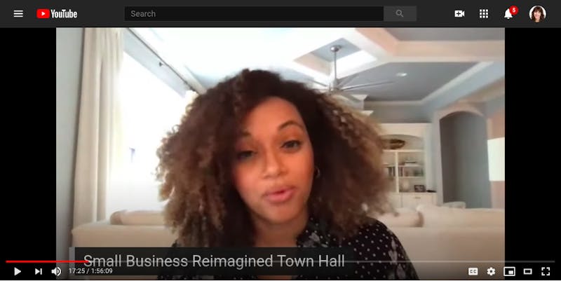 Small Business Reimagined Town Hall