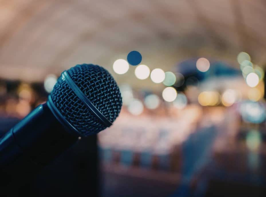 Stepping up to the mic