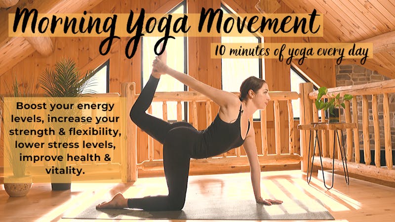 Have you joined the morning yoga movement yet?