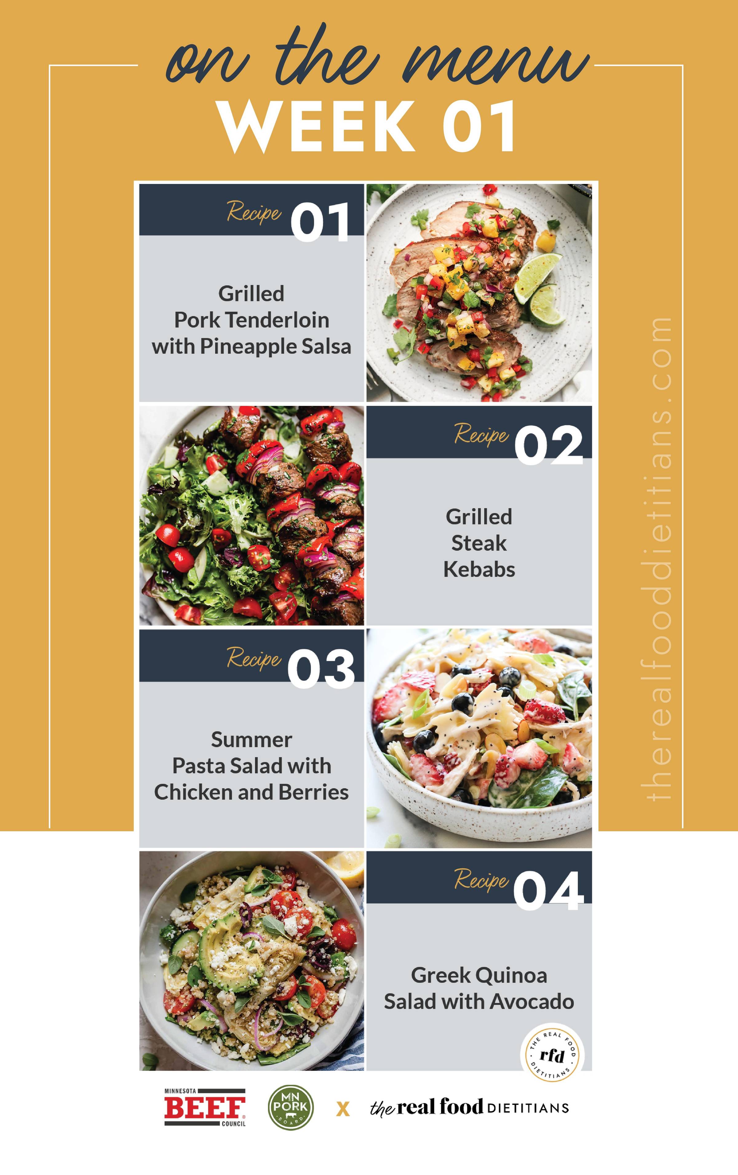 NEW! ☀️ FREE Summer Meal Plan ☀️ Fresh and Healthy!