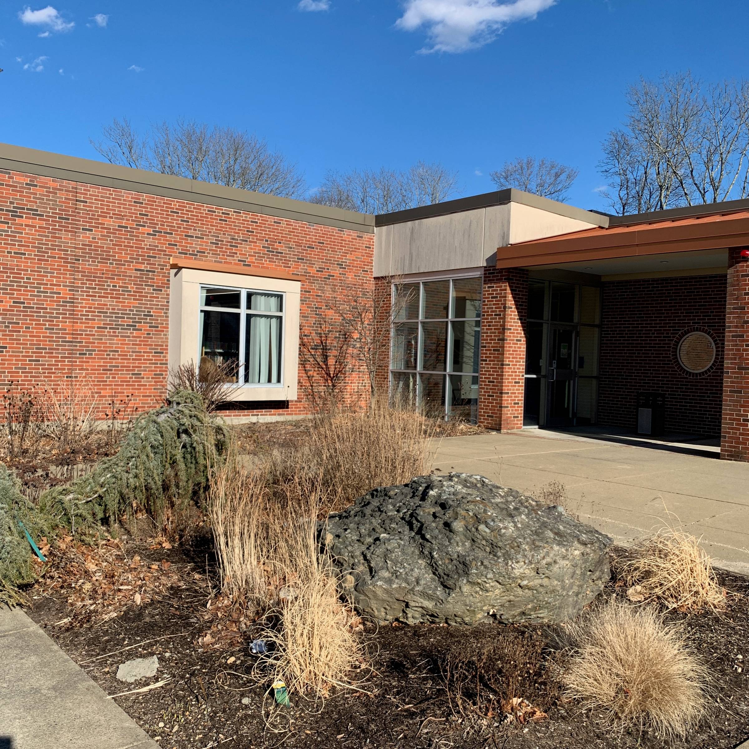 Somerset library entrance during the Sippizine "Sweet & Sour" season