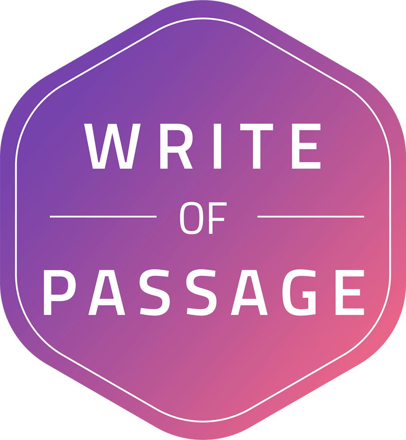 Написание логотипа Passage