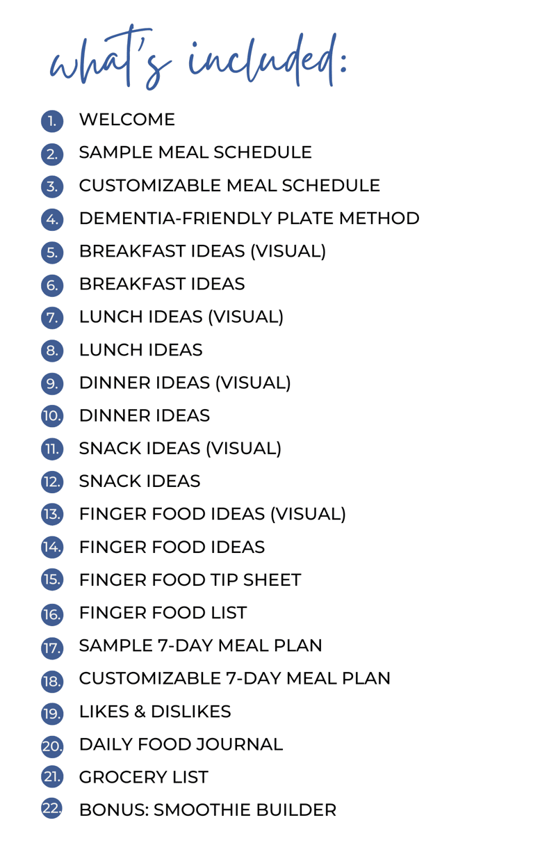 Neuroprotective diet for aging meal planning guide