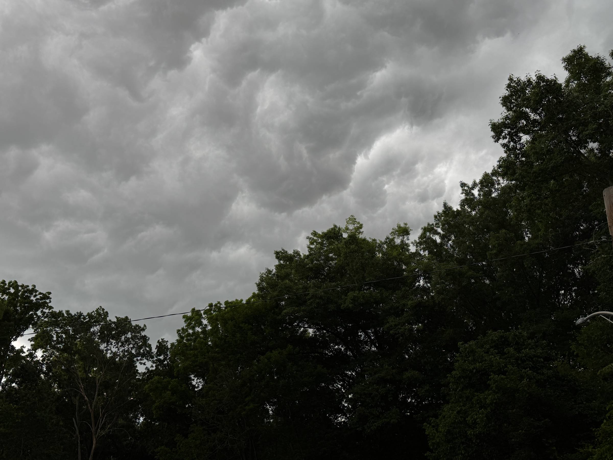 A stormy sky