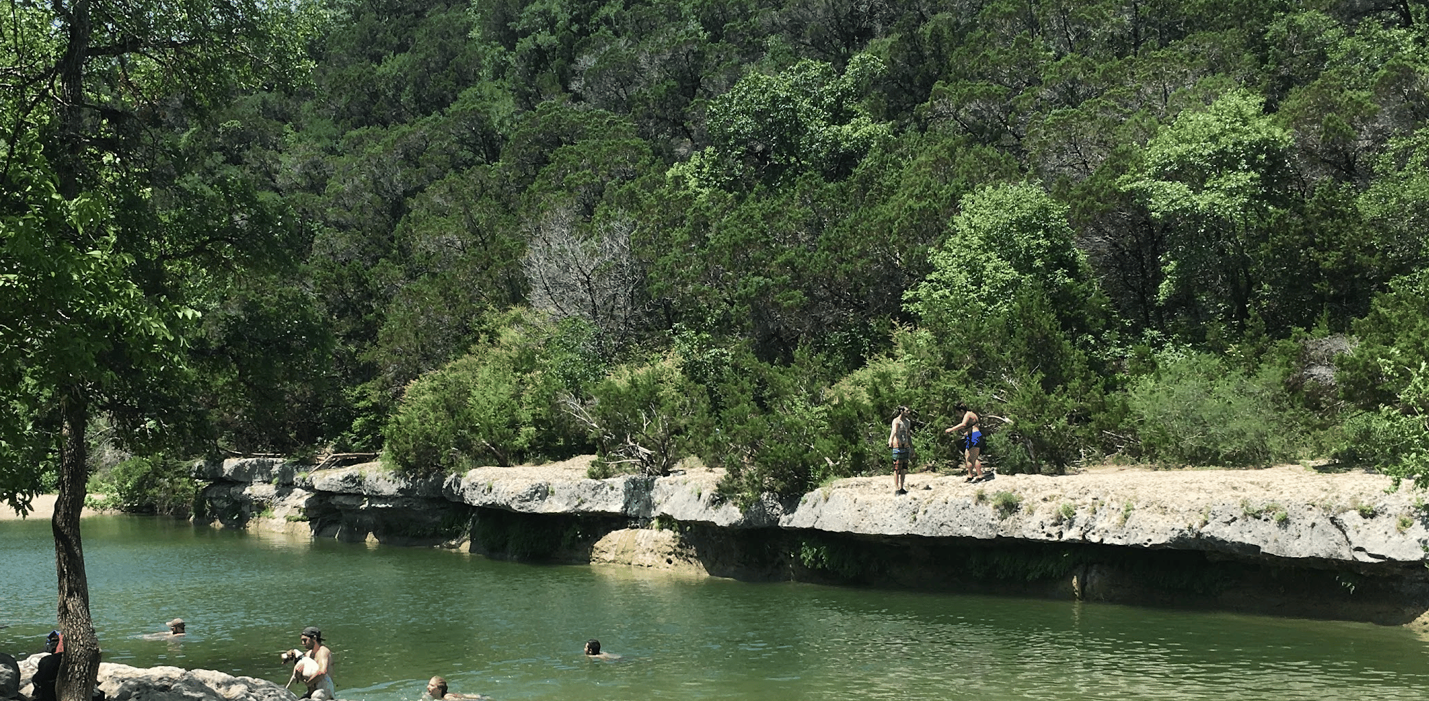 A swimming hole near Austin