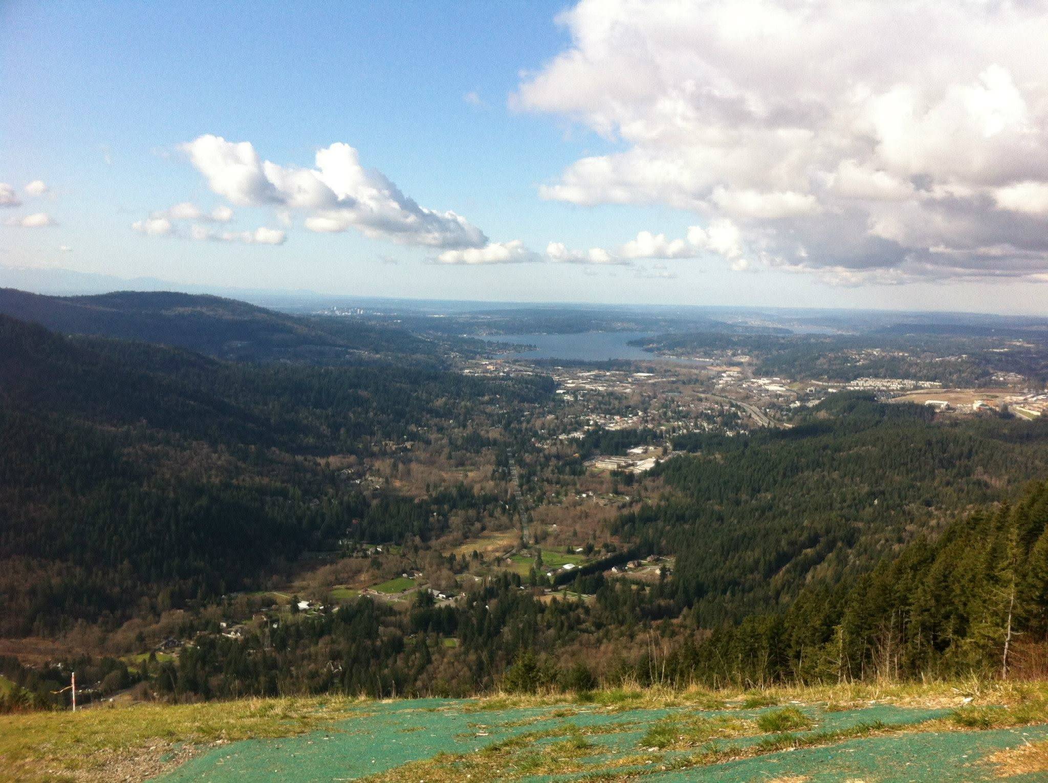 Lake Sammamish near Seattle viewed from Poo Poo Point