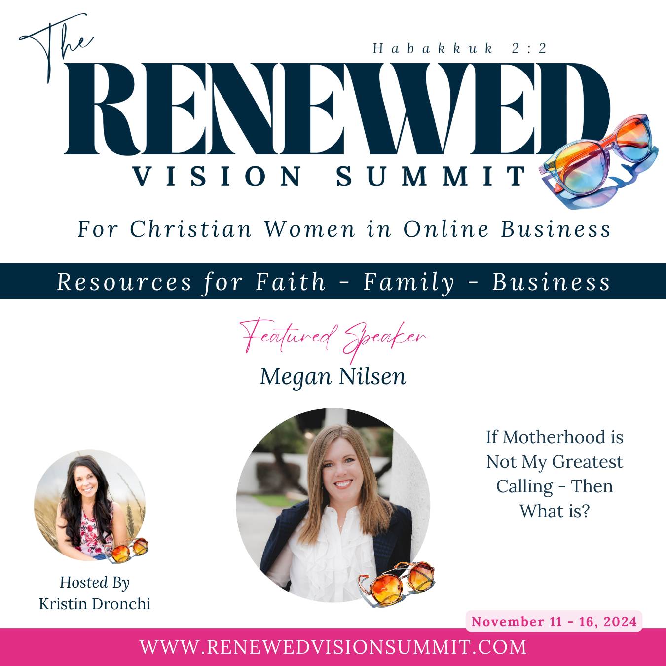 Lost your vision for life, family, and business? Join us for the Renewed Vision Summit for Christian women!