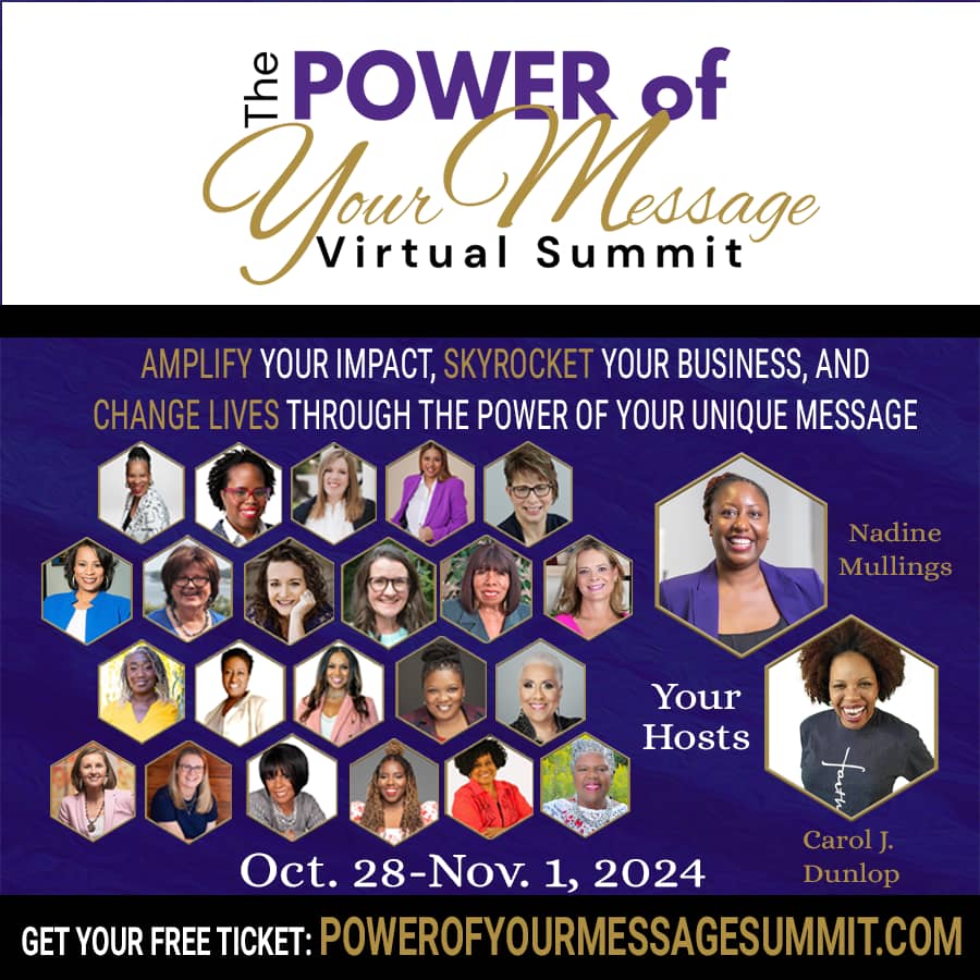 The weary world needs your message! Free virtual summit with over 20 experts to help you clarify and monetize your message!