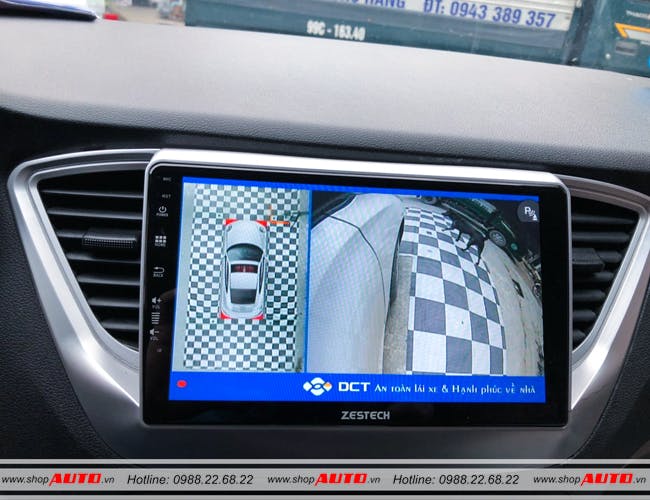 Camera 360 DCT giúp lái xe an toàn hơn