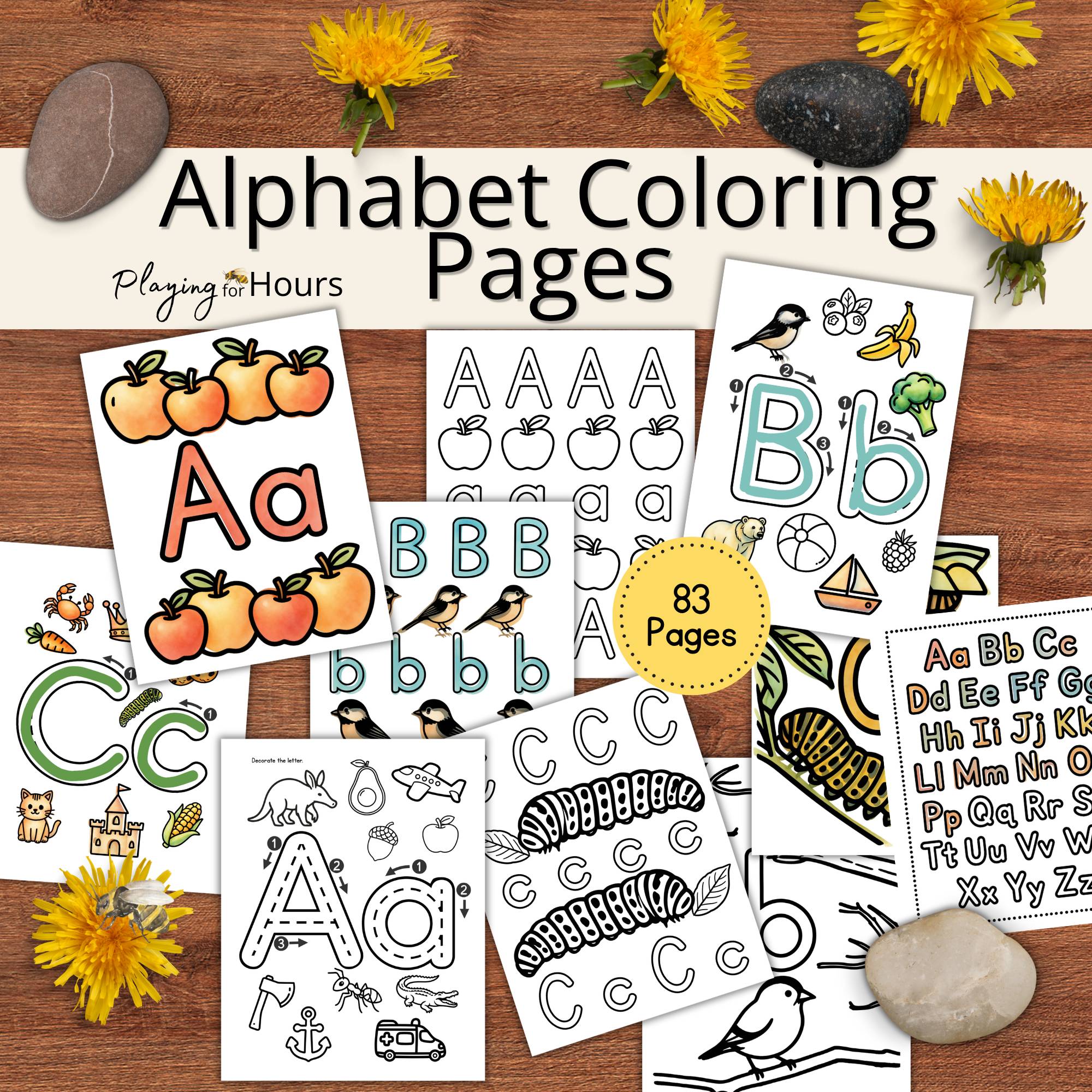 Alphabet Coloring Pages