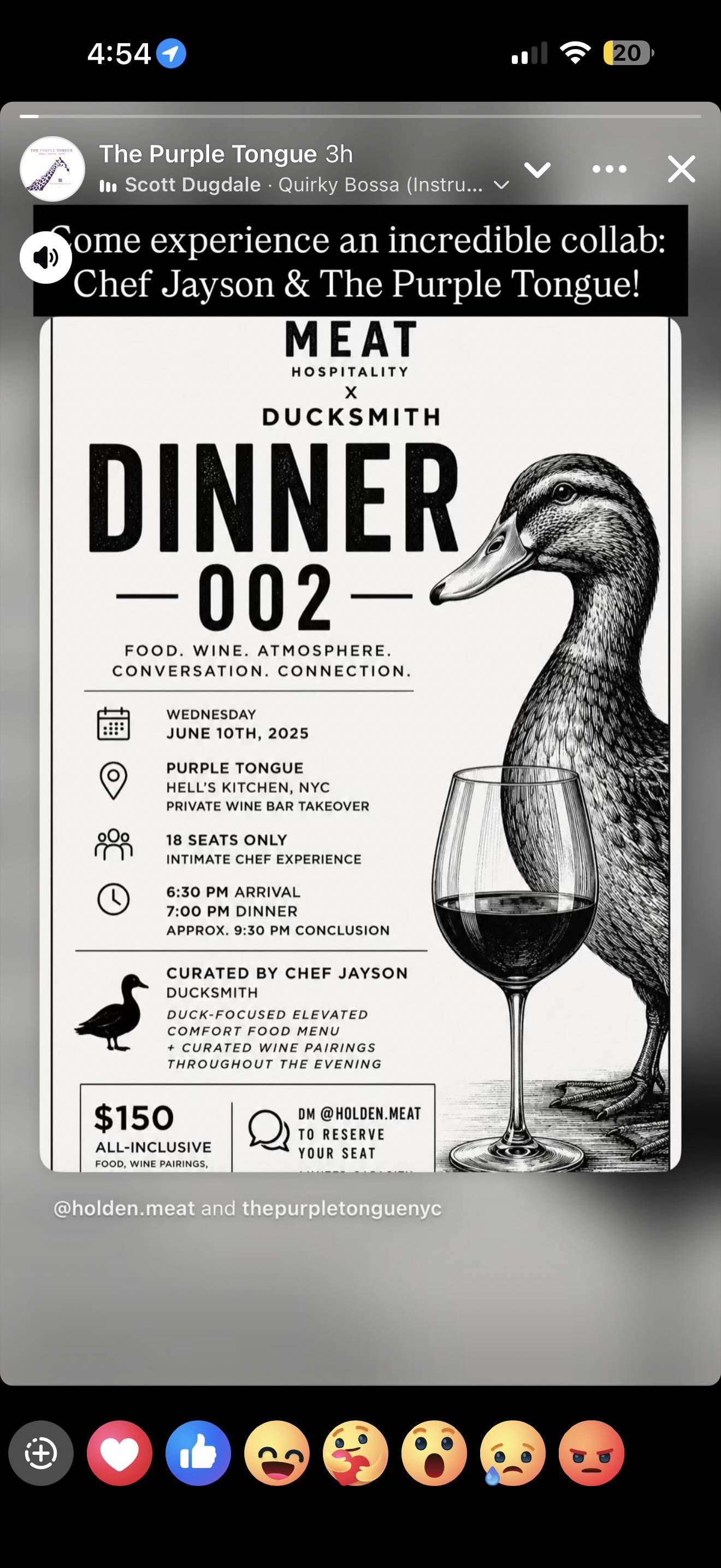 Come experience a night to remember!