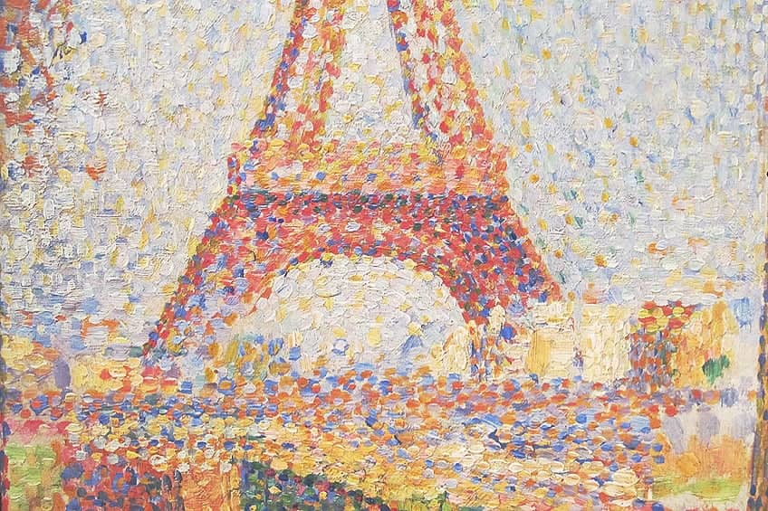 The Eiffel Tower by Georges Seurat